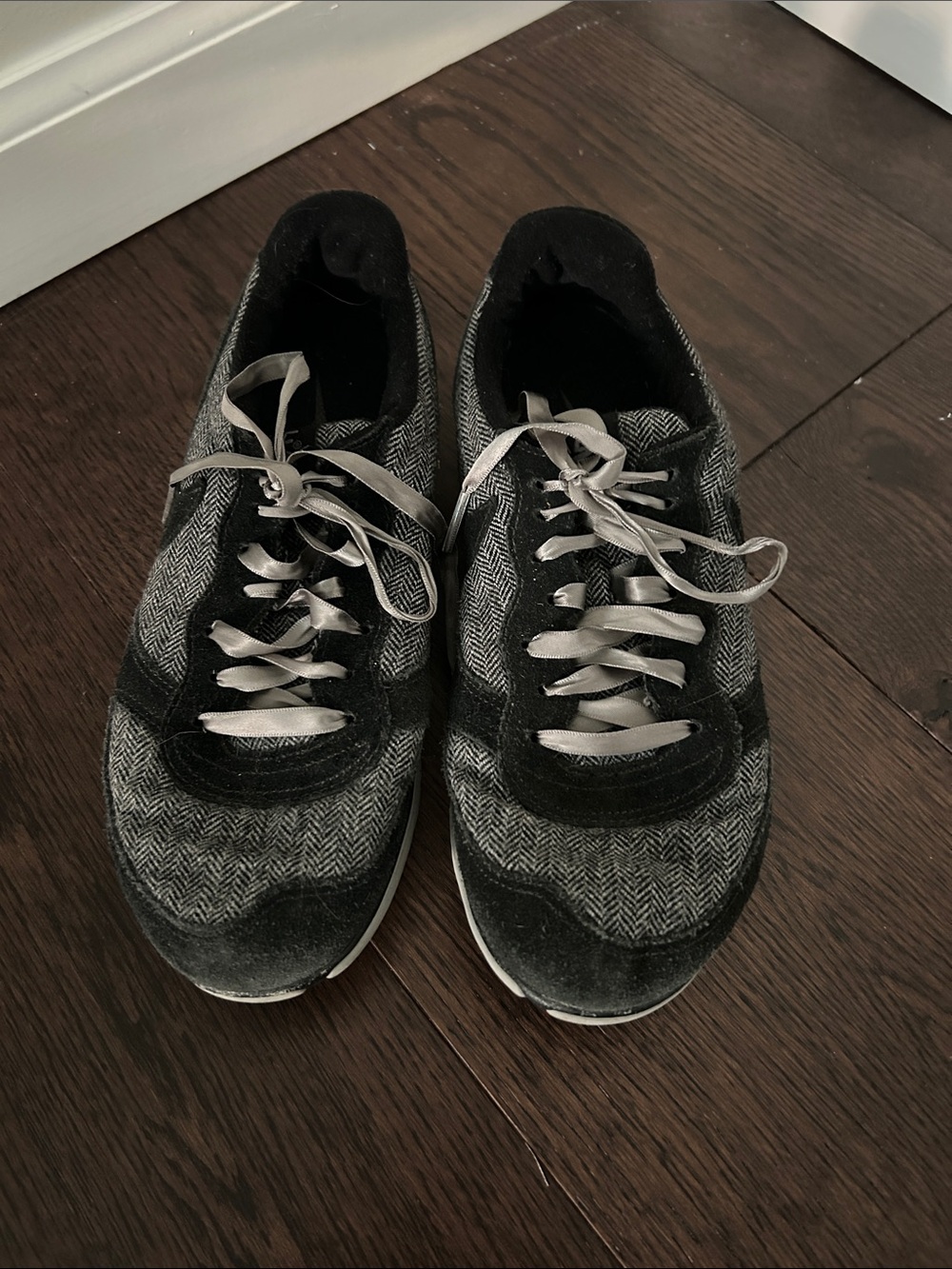 Nike Eclipse Herringbone tweed suede  Sneakers 6.5